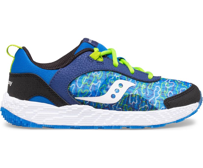 Kids' Saucony Voxel 6000 Sneakers Blue Camo | Singapore 905XYUF